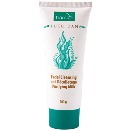 Čistiace mlieko na tvár a dekolt "Fucoidan", tianDe  100 g