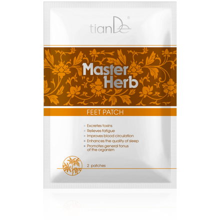 Detoxikačná náplasť na nohy "Master Herb", tianDe  2 ks