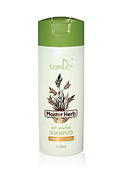 Šampón na šedivejúce vlasy Master Herb, tianDe  420ml