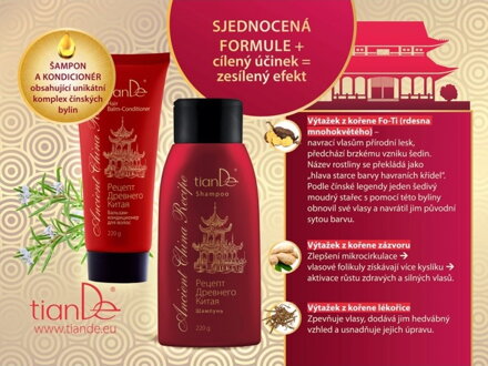  Vlasový balzam – kondicionér „ Recept starovekej Číny“ - tvorba lupín