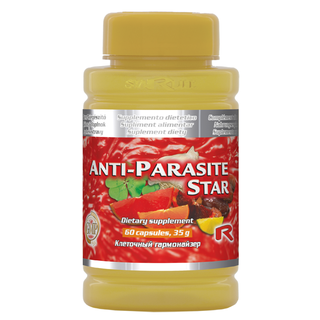 ANTI-PARASITE STAR - pre detoxikáciu a odstránenie parazitov z organizmu, Starlife 60 kaps ANTI-PARASITE STAR - pre detoxikáciu a odstránenie parazitov z organizmu, Starlife 60 kaps