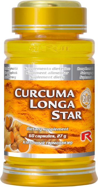 CURCUMA LONGA STAR - podpora imunity a činnosti tráviaceho traktu, Starlife 60 kaps CURCUMA LONGA STAR - podpora imunity a činnosti tráviaceho traktu, Starlife 60 kaps