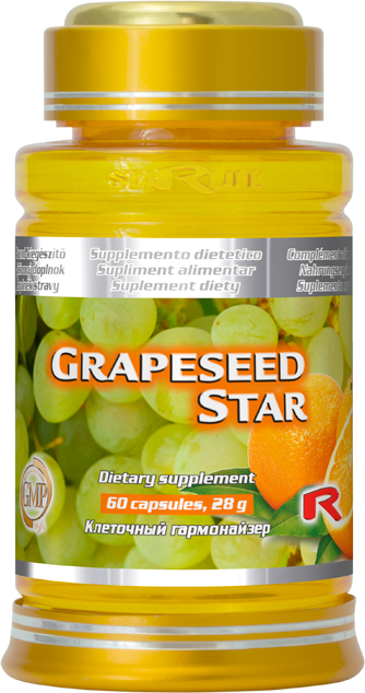 GRAPESEED STAR - antioxidant pre zdravé srdce a cievy, Starlife 60 kaps GRAPESEED STAR - antioxidant pre zdravé srdce a cievy, Starlife 60 kaps