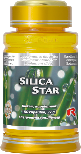 SILICA STAR – praslička roľná pre zdravé kosti, nechty, vlasy a močový mechúr, Starlife 60 kaps SILICA STAR – praslička roľná pre zdravé kosti, nechty, vlasy a močový mechúr, Starlife 60 kaps