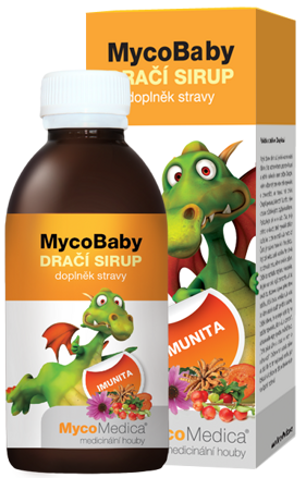 MycoBaby dračí sirup  -  pre posilnenie imunitného systému, MycoMedica  200 ml