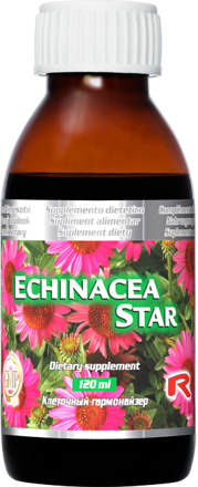 ECHINACEA STAR - sirup s výťažkom z echinacey pre zvýšenie obranyschopnosti organizmu,  Starlife 120 ml - len 1 kus na sklade