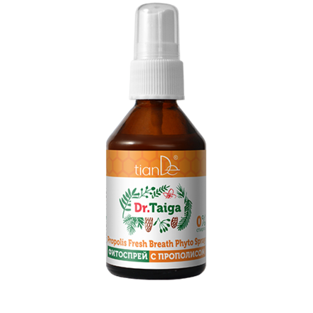 Fyto-sprej s propolisom pre svieži dych "Dr.Taiga", tianDe  50 ml